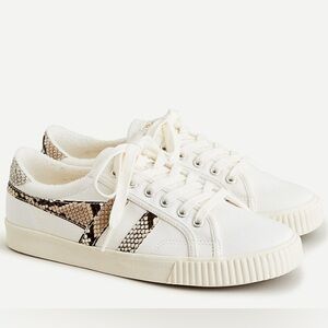 Gola for J. Crew White Snakeskin Sneakers tennis Mark Cox style size 9